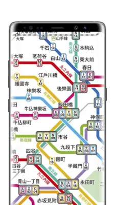 東京地鐵路線圖 android App screenshot 2